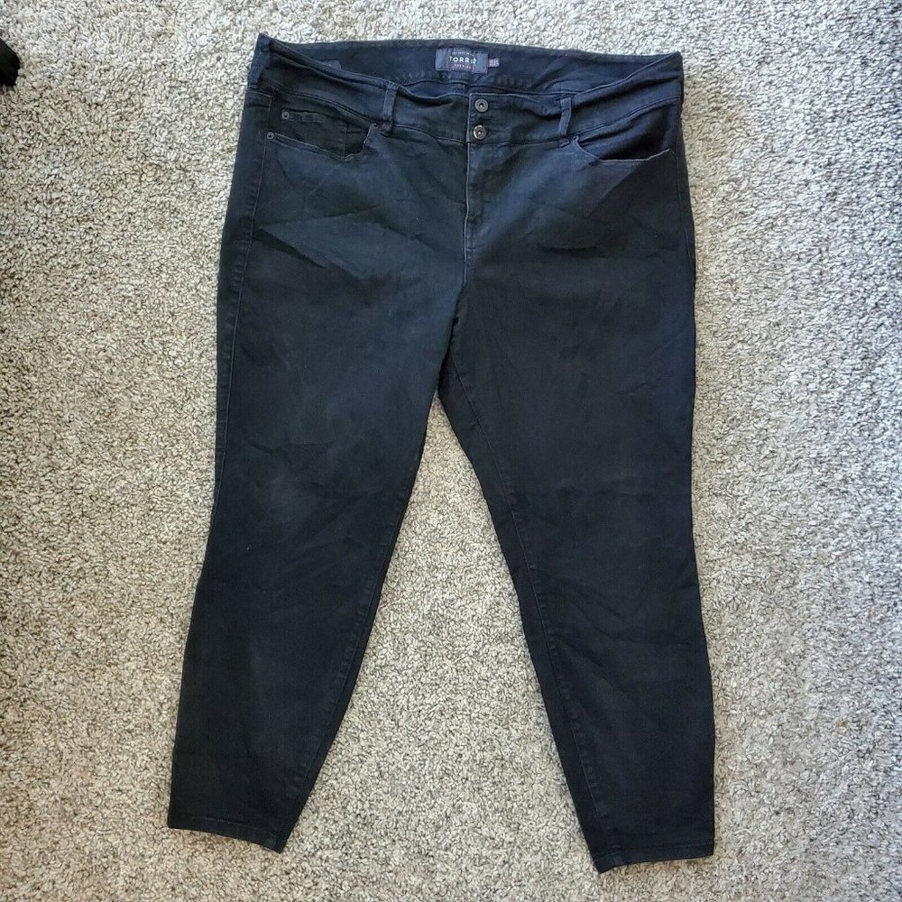 Torrid Premium Black Jeggings 24R.